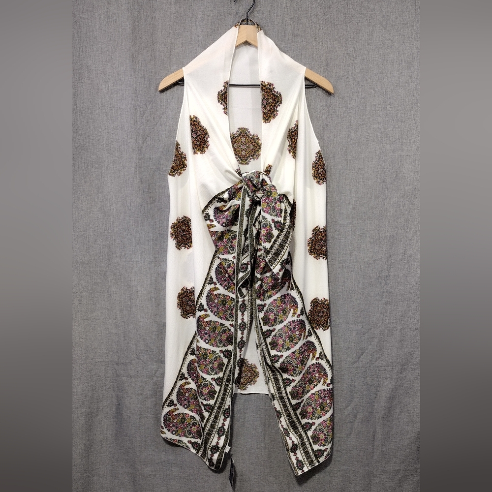 NWT Floral Kimono Women's L Multicolor Artsy Boho Retro Cottagecore Coastal